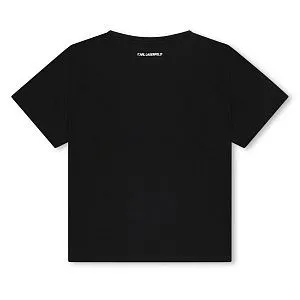 футболка для девочки KARL LAGERFELD KIDS 1426630