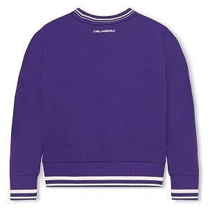 джемпер для девочки KARL LAGERFELD KIDS 1424251