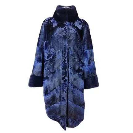 Шуба женская каракулевая с отделкой из норки CASIANI 6350066507