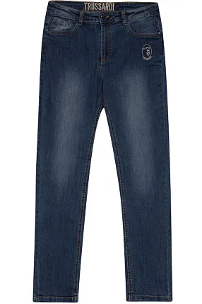 джинсы для мальчика TRUSSARDI 1378397