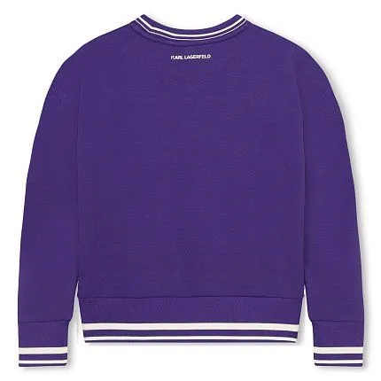 джемпер для девочки KARL LAGERFELD KIDS 1424251