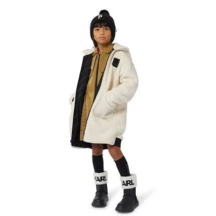 парка для девочки KARL LAGERFELD KIDS 1426621