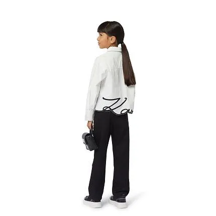 блузка для девочки KARL LAGERFELD KIDS 1426624