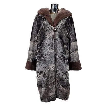 Шуба женская каракулевая с отделкой из норки CASIANI 6350066486