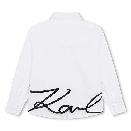 блузка для девочки KARL LAGERFELD KIDS 1426624