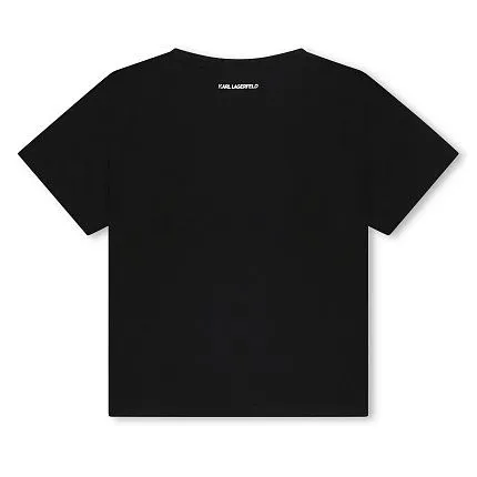 футболка для девочки KARL LAGERFELD KIDS 1426630