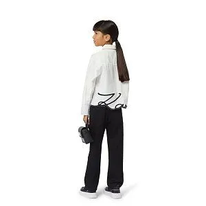 блузка для девочки KARL LAGERFELD KIDS 1426624
