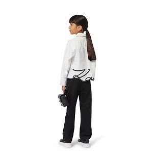 блузка для девочки KARL LAGERFELD KIDS 1426624
